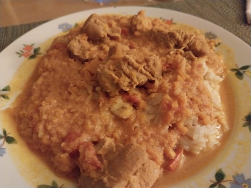 Cliquez pour zoomer ! Sauté de porc au curry Thermomix par titiminoune