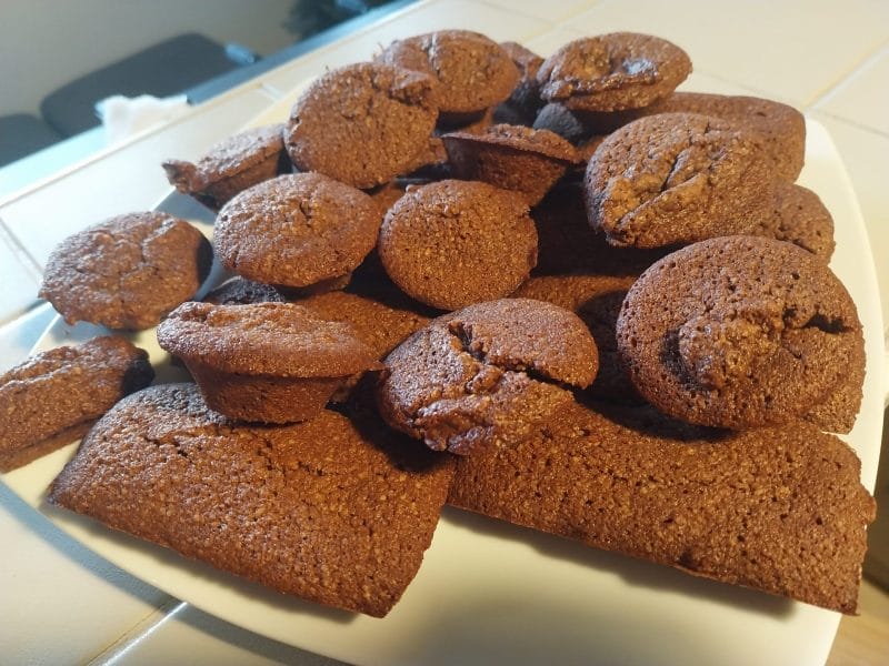 Cliquez pour zoomer ! Financiers au chocolat Thermomix par titiminoune