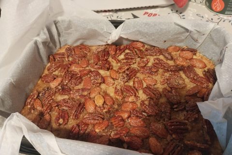 Cliquez pour zoomer ! Carrés pécan et sirop d’érable Thermomix par titiminoune