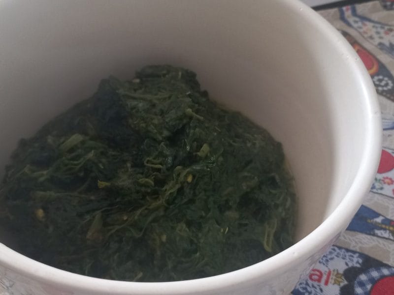 Cliquez pour zoomer ! Épinards au curry et à la crème de coco Thermomix par titiminoune