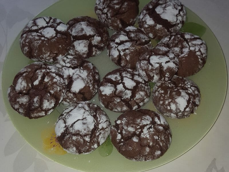 Cliquez pour zoomer ! Craquelés au chocolat Thermomix par estelle14540