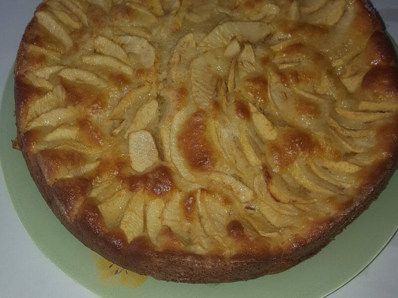 Cliquez pour zoomer ! Gâteau aux pommes et mascarpone Thermomix par estelle14540