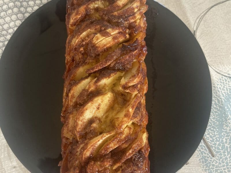 Cliquez pour zoomer ! Cake aux pommes à l’ancienne Thermomix par eloly
