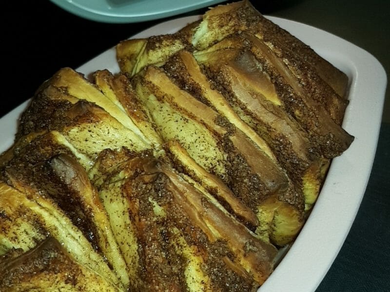 Cliquez pour zoomer ! Brioche à effeuiller à la cannelle Thermomix par gwen76