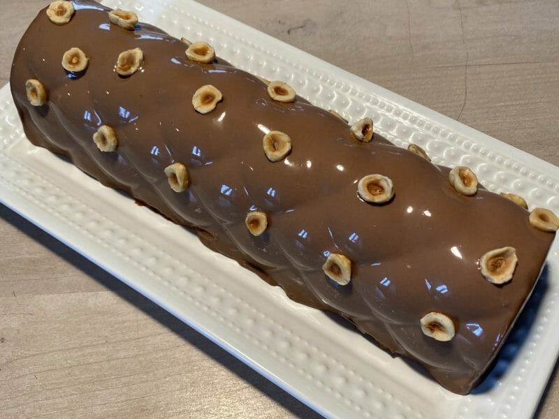 Cliquez pour zoomer ! Bûche mousse au chocolat Thermomix par Mummymalist