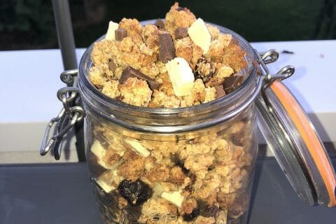 Cliquez pour zoomer ! Granola dattes et banane Thermomix par oumm