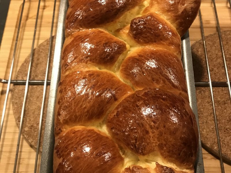 Cliquez pour zoomer ! Brioche tressée à la mie filante Thermomix par lolotm6