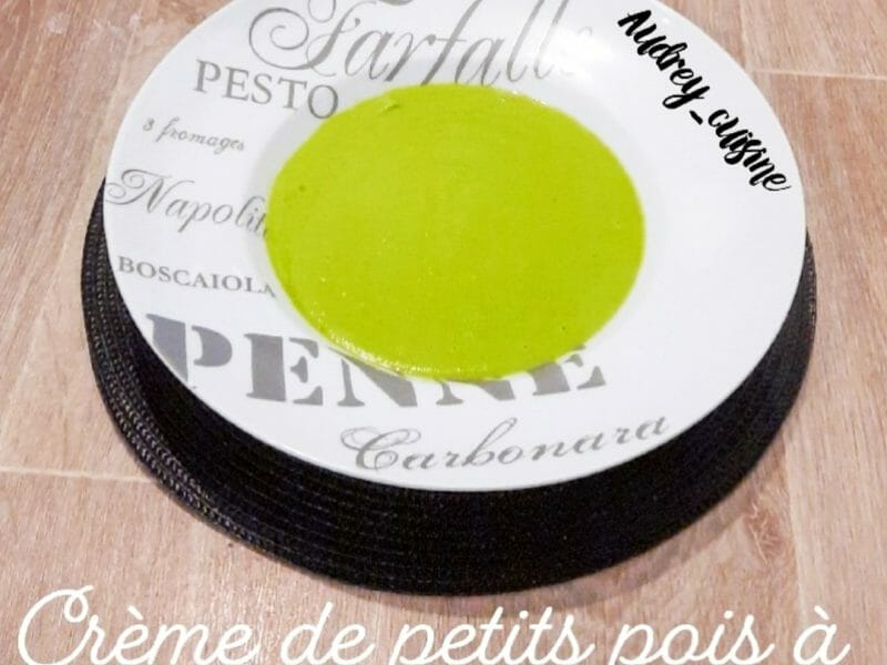Cliquez pour zoomer ! Crème de petits pois à la mozzarella Thermomix par audrey_12