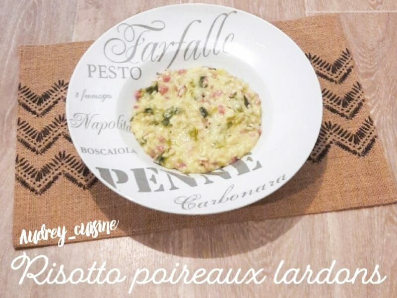 Cliquez pour zoomer ! Risotto poireaux et lardons Thermomix par audrey_12