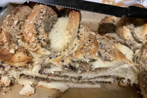 Cliquez pour zoomer ! Brioche tressée aux noisettes Thermomix par dydoo