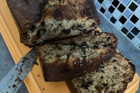 Cliquez pour zoomer ! Cake banane et pépites de chocolat Thermomix par dydoo
