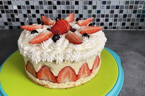 Cliquez pour zoomer ! Fraisier Thermomix par dydoo