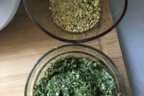 Cliquez pour zoomer ! Spaghettis au pesto de menthe fraîche Thermomix par dydoo