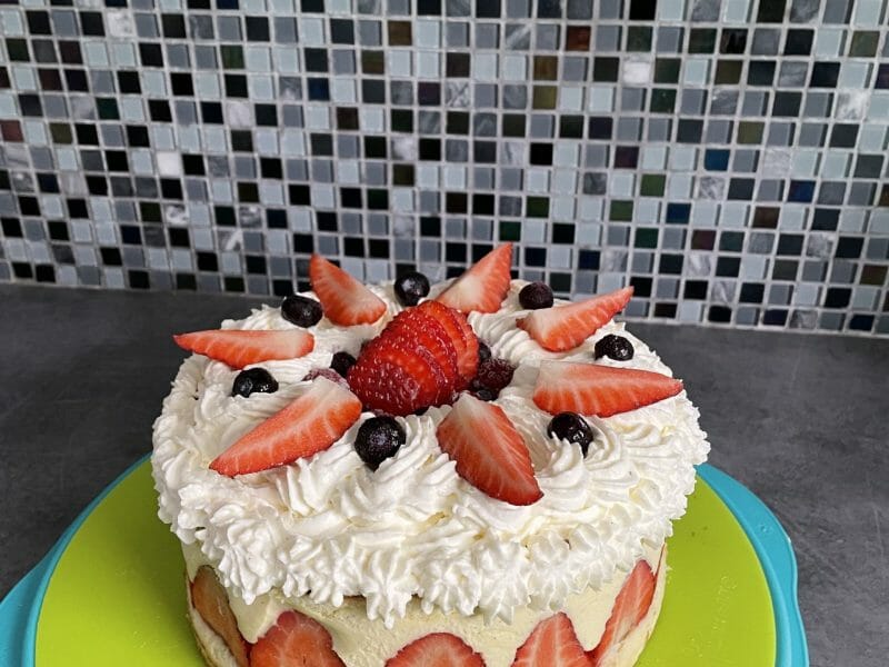 Cliquez pour zoomer ! Fraisier Thermomix par dydoo