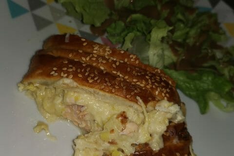 Cliquez pour zoomer ! Feuilleté saumon et poireaux Thermomix par roxanne45