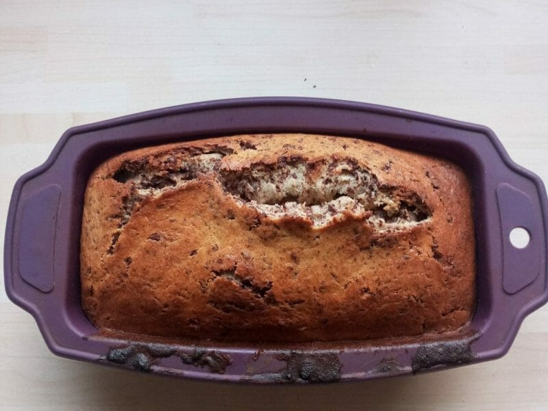 Cliquez pour zoomer ! Cake banane et pépites de chocolat Thermomix par nadou_2