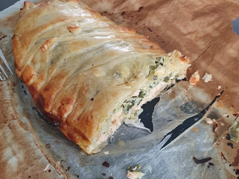 Cliquez pour zoomer ! Feuilleté saumon et poireaux Thermomix par suzi63