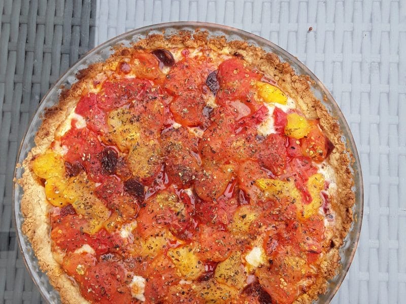 Cliquez pour zoomer ! Tarte tomates et jambon Thermomix par segolene37