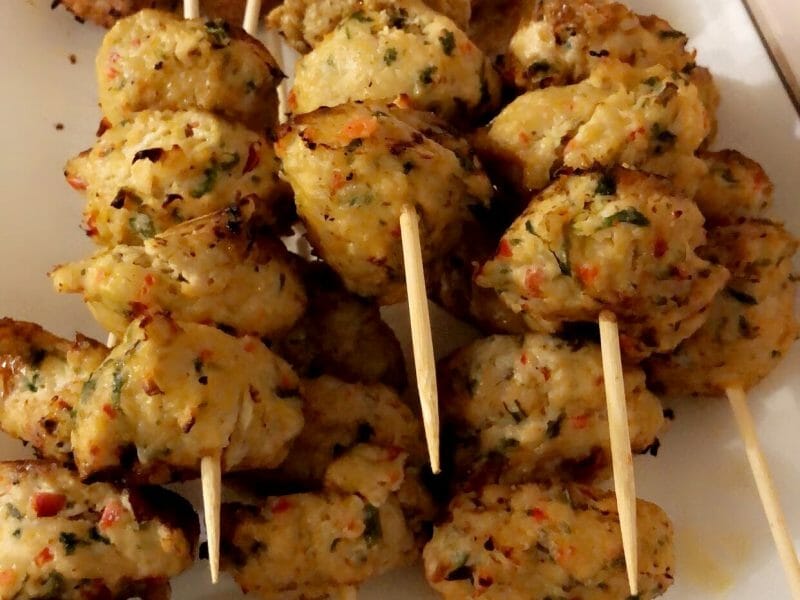 Cliquez pour zoomer ! Boulettes de poulet Thaï Thermomix par maryfrench