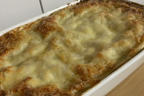 Cliquez pour zoomer ! Lasagnes au saumon et poireaux Thermomix par cynlet