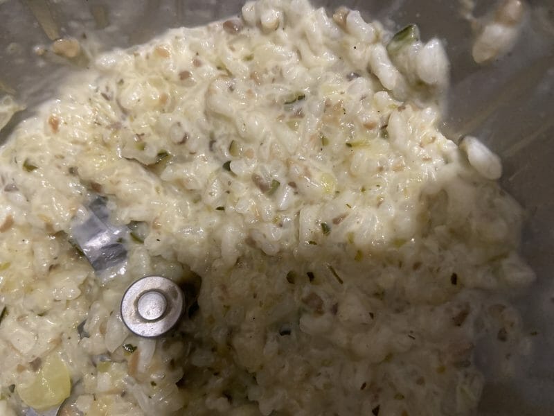 Cliquez pour zoomer ! Risotto champignons et courgettes Thermomix par cynlet