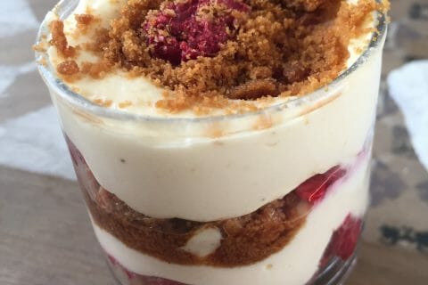 Cliquez pour zoomer ! Tiramisu aux framboises et spéculoos Thermomix par cynlet