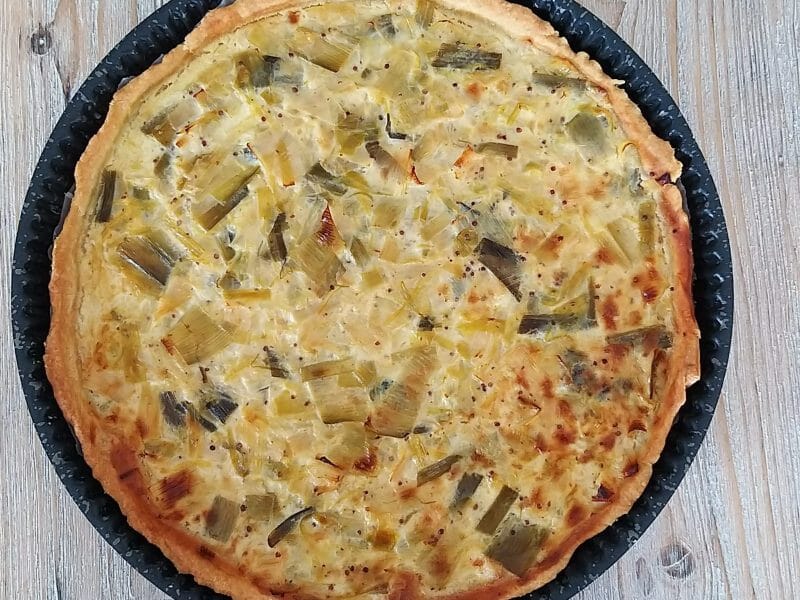Cliquez pour zoomer ! Tarte aux poireaux Thermomix par mogobow