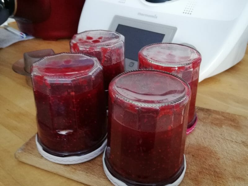 Confiture de framboises au Thermomix - Cookomix