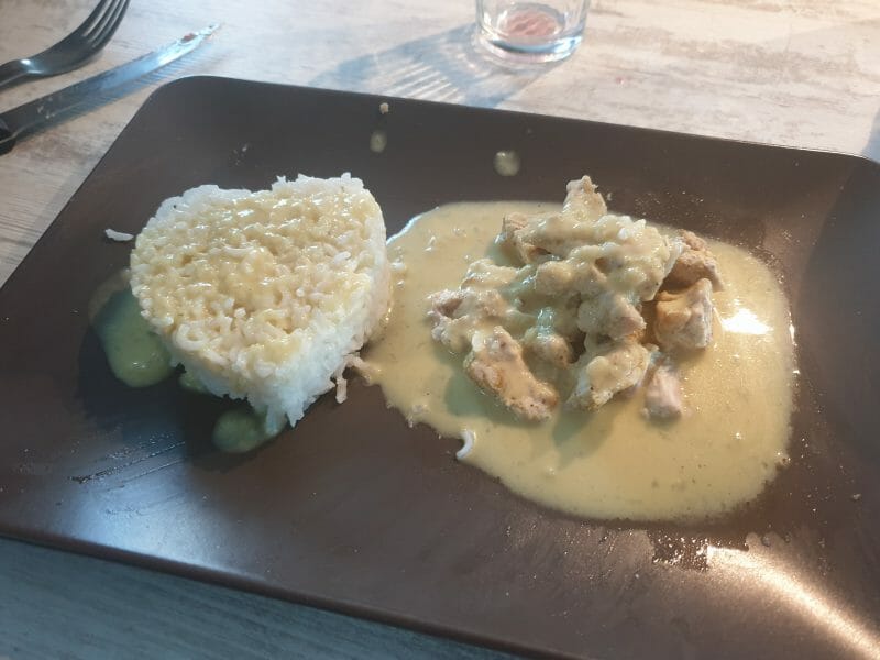 Cliquez pour zoomer ! Blancs de poulet sauce moutarde et curry Thermomix par elodie_81