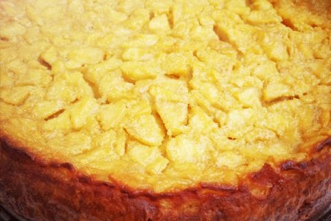 Cliquez pour zoomer ! Flognarde aux pommes (clafoutis aux pommes) Thermomix par Sandrine Sardine