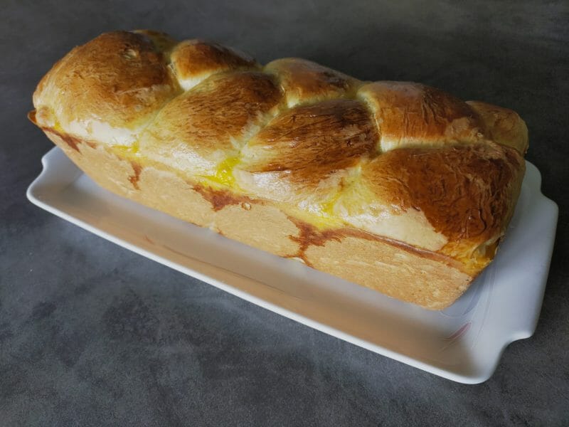 Cliquez pour zoomer ! Brioche tressée à la mie filante Thermomix par SophieJo