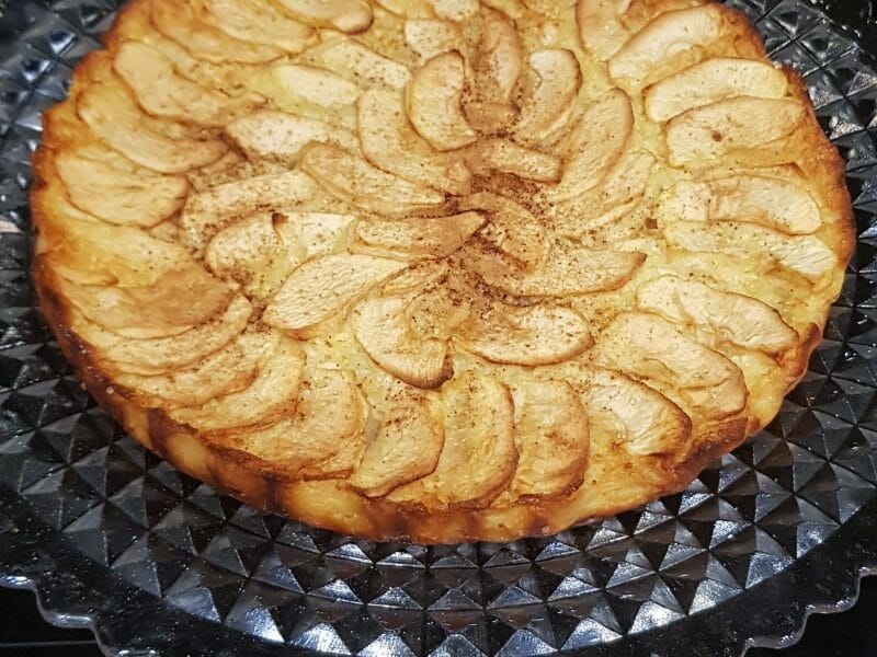 Cliquez pour zoomer ! Tarte aux pommes sans pâte Thermomix par Julia