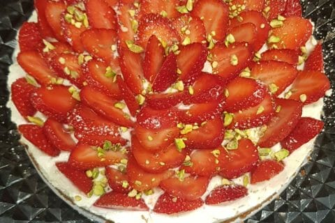 Cliquez pour zoomer ! Tarte aux fraises sans cuisson Thermomix par Julia