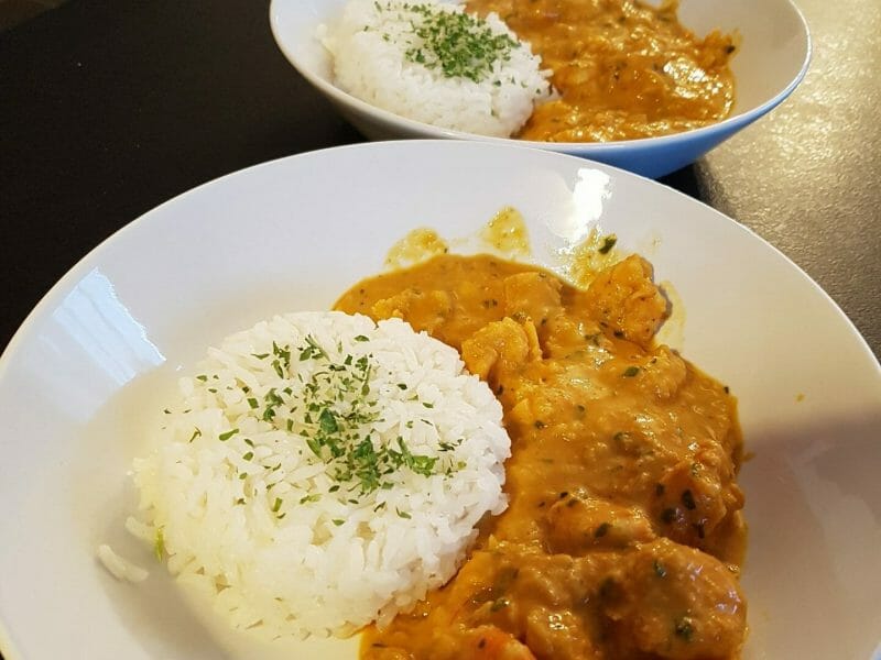 Cliquez pour zoomer ! Curry de crevettes au lait de coco Thermomix par syl_3
