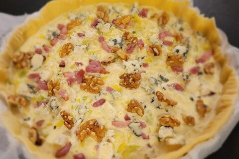 Cliquez pour zoomer ! Flamiche aux poireaux et gorgonzola Thermomix par syl_3