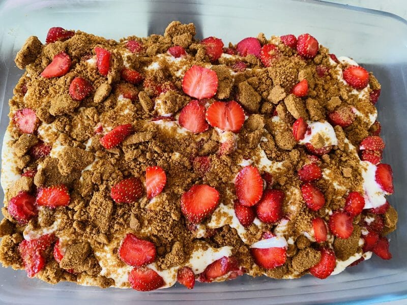 Cliquez pour zoomer ! Tiramisu aux framboises et spéculoos Thermomix par baghy974