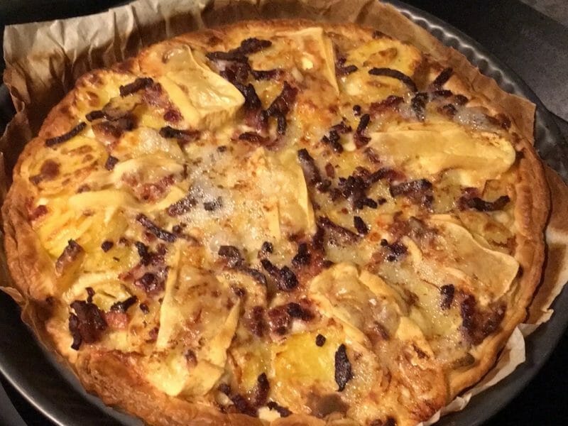 Cliquez pour zoomer ! Tarte aux pommes de terre et lardons Thermomix par baghy974