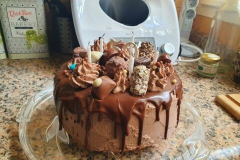 Cliquez pour zoomer ! Layer cake Kinder Bueno au Thermomix