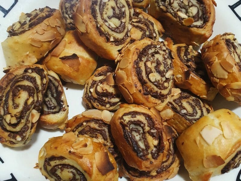 Cliquez pour zoomer ! Roulés choco et noisettes Thermomix par painetchocolat