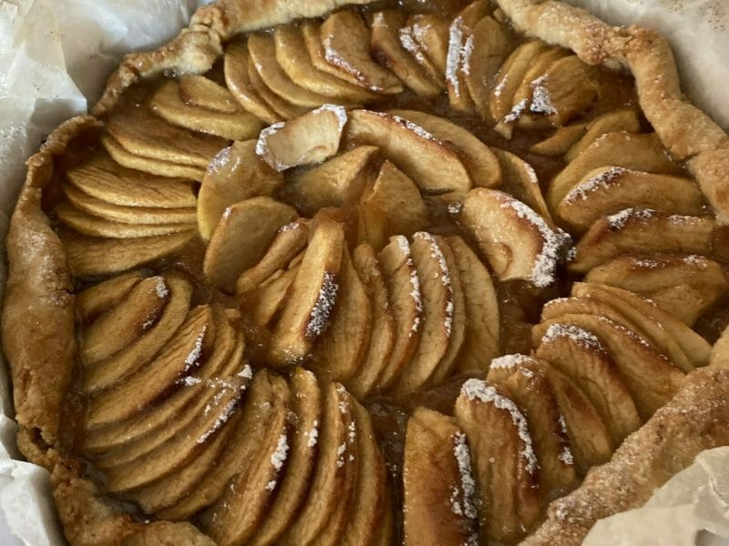 Cliquez pour zoomer ! Tarte pom’pote et caramel beurre salé Thermomix par virj