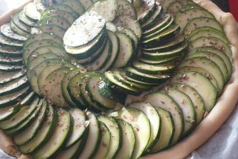 Cliquez pour zoomer ! Tarte courgettes et ricotta Thermomix par celine_102