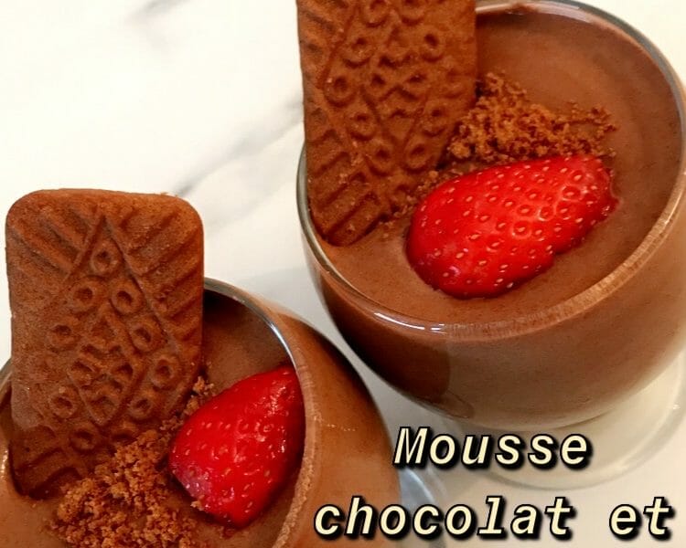Cliquez pour zoomer ! Mousse chocolat et spéculoos Thermomix par So Ayden 🇲🇦
