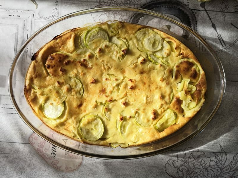 Cliquez pour zoomer ! Clafoutis courgettes et feta Thermomix par sophie_64