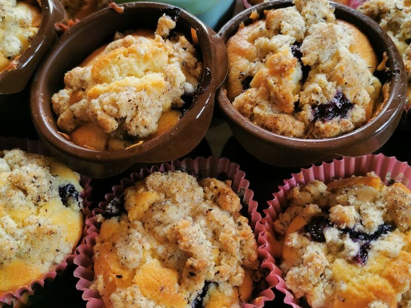 Cliquez pour zoomer ! Muffins aux myrtilles Thermomix par sophie_64