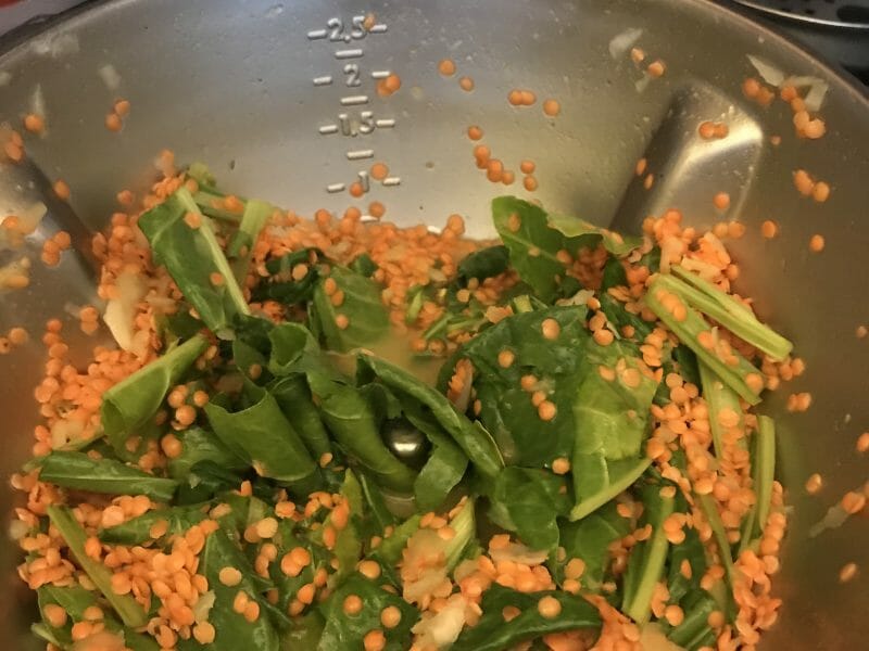 Cliquez pour zoomer ! Dhal d’épinards et de lentilles corail Thermomix par chikita06