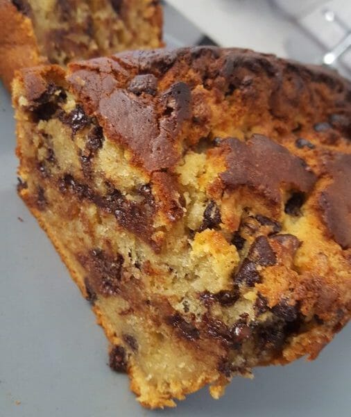 Cliquez pour zoomer ! Cake banane et pépites de chocolat Thermomix par loukoum062b