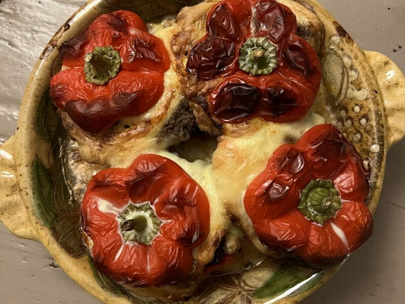 Cliquez pour zoomer ! Rocoto Relleno – Poivrons farcis à la Péruvienne Thermomix par Manuchon1006