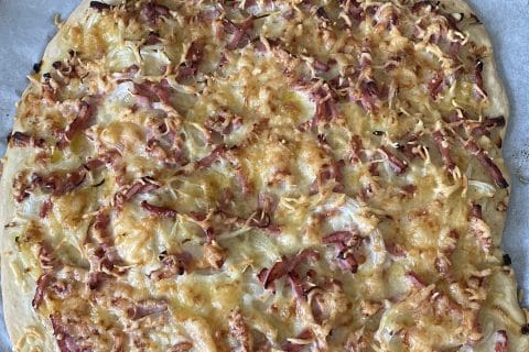 Cliquez pour zoomer ! Fougasse chèvre et lardons Thermomix par ste_1