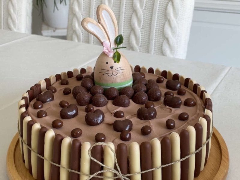 Cliquez pour zoomer ! Gâteau lapin de Pâques Thermomix par aurelia574