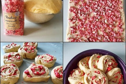 Cliquez pour zoomer ! Brioche aux pralines roses Thermomix par chlo_m18